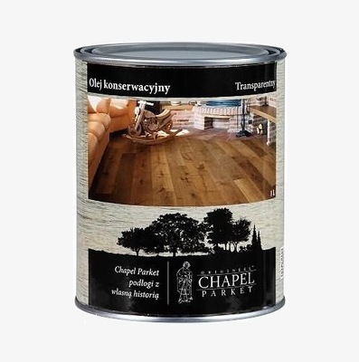 Olej do pielęgnacji podłóg drewnianych Bezbarwny ChapelParket