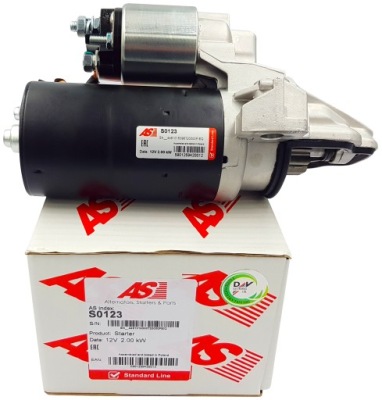 Стартер 12v as-pl к fiat ducato 2.2d фото №1