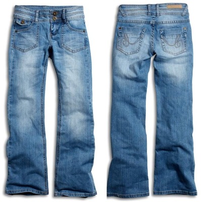KappAhl Nowe modne jeansowe SPODNIE Bella 164/170