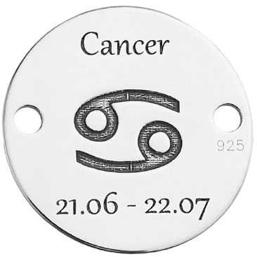 Rak łącznik znak zodiaku zawieszka cancer charms