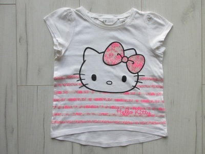 H&M Dżersejowy top Hello Kitty 110/116