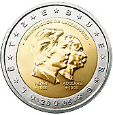 2 euro okolicznościowe Luksemburg 2005 Urodziny