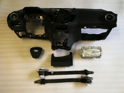 Консоль панель приладів ford fiesta mk7 подушка безпеки фото №1