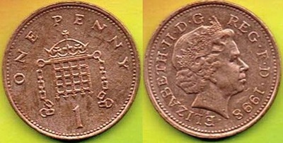 Wielka Brytania 1 Penny 1998 r.