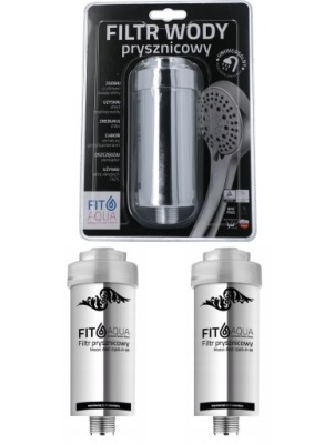 2x SPRCHOVÝ FILTROVÝ FILTER FitAqua AWF-SWR-P ROK Striebro