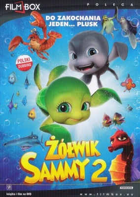 ŻÓŁWIK SAMMY 2 DVD + KSIĄŻKA FOLIA pl.dubb 108 min