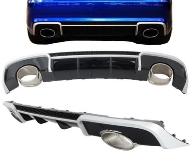 Диффузор спойлер audi a3 8v sportback hb -15 wz rs3 фото №1