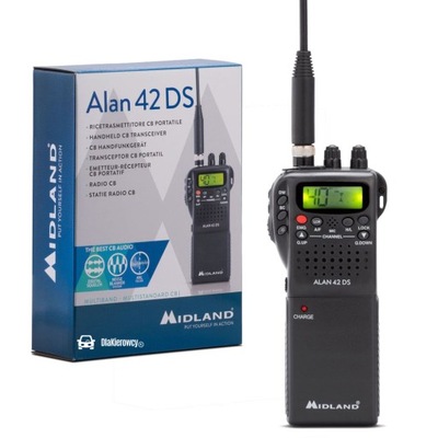 Radiotelefon przenośny Alan/Midland 42 DS AM/FM RĘCZNY digital squelch