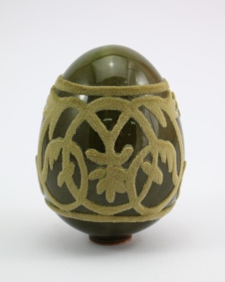 Jajko - ceramika zdobiona welurem 0193