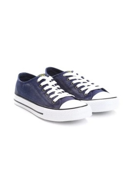 GRANATOWE TRAMPKI TENISÓWKI BUTY VICES R 37