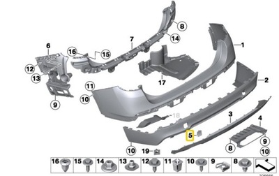 BMW X1 E84 AKLIDANGTIS BUFERIO GAL. 7845543 M PAKETAS 