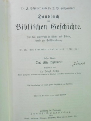 Handbuch zur Biblischen Geschichte 1910