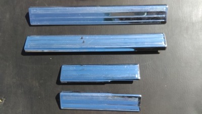 MERCEDES W220 FACING MOULDINGS FOR SILLS CHROME SET  