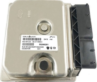 KOMPIUTERIS ECU FIAT DOBLO 1.3MJTD 55266281 MJD8F3.D4 