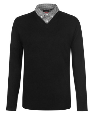 PIERRE CARDIN elegancki sweter swetr tu: 3XL