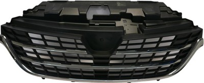 Решітка радіатора решітка радіатора решітка радіатора renault trafic 2019- lift хром фото №1