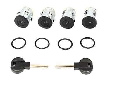 4x вкладка замка fiat scudo i 1996-2006 набір фото №1