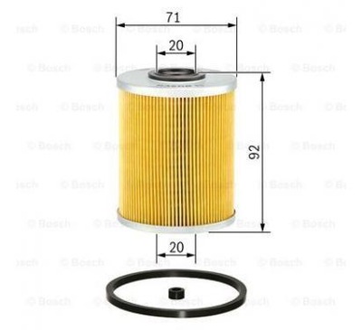 Bosch фільтр пального 1457429656 opel astra g corsa c фото №1