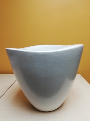 Misa Falista ceramiczna 24x20 cm biała Donica