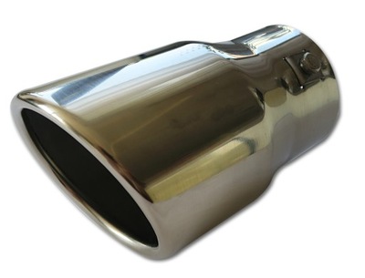 Наконечник глушника накладка вихлоп велика діаметр фото №1