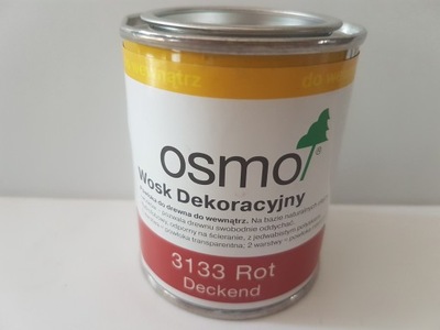 Osmo 3133 WOSK Dekoracyjny 0,125l Czerwony Rot