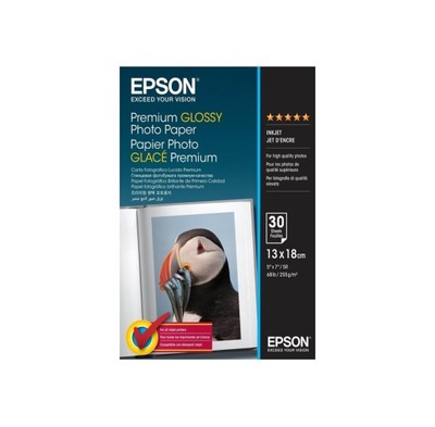 Epson C13S042154 Premium Glossy Photo Paper 13x18