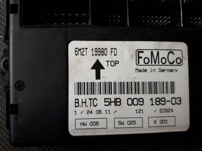 Модуль отопителя 6m2t-19980-fd ford galaxy фото №1