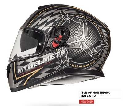 Kask MT HELMETS THUNDER 3 SV ISLE OF MAN MATT rozmiar XS