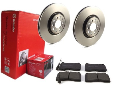 Гальмівні диски гальмівні колодки brembo перед alfa romeo 159 brera фото №1