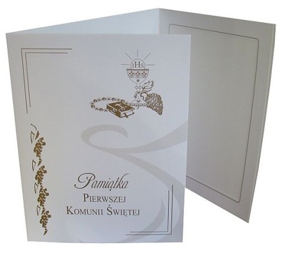 KOMUNIA album kartonowy 3x15x21 pion+poziom