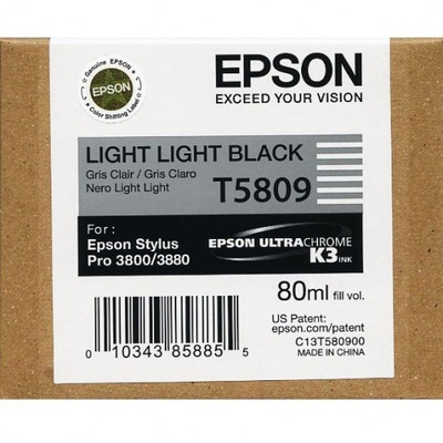 Tusz org. Epson T5809 Li Li Black Stylus 3800 3880