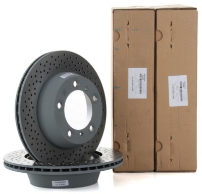 2x диск гальмівна задня porsche cayman оригінал фото №1