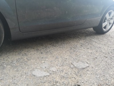 Молдинг порог левая сторона audi tt 8j lx7z фото №1