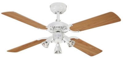 MARKOWY WENTYLATOR SUFITOWY ŻYRANDOL WIATRAK 105cm