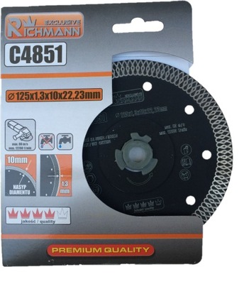 Richmann diamantový Kotúč 125 mm EXTRA TENKÁ,