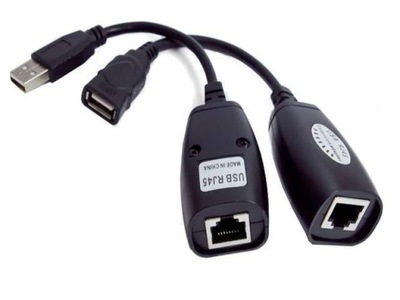 Extender USB po skrętce LAN CAT5 5e 6 50m Wwa