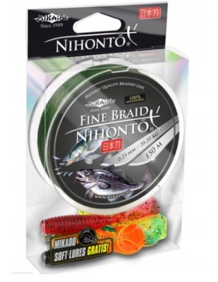 Mikado PLECIONKA FINE BRAID NIHONTO Green 0,25/150