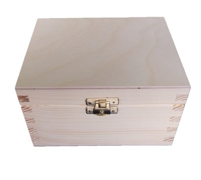 Pudełko drewniane 15x12x9 cm Szkatułka Decoupage
