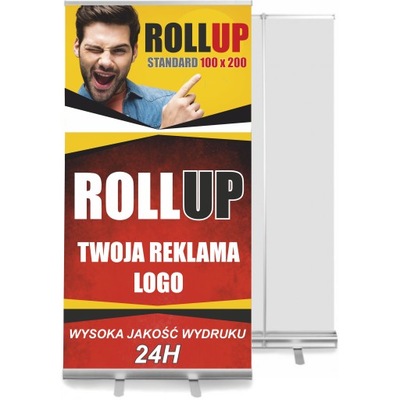 ROLL UP ROLLUP 100x200cm 1440 DPI BLOCKOUT
