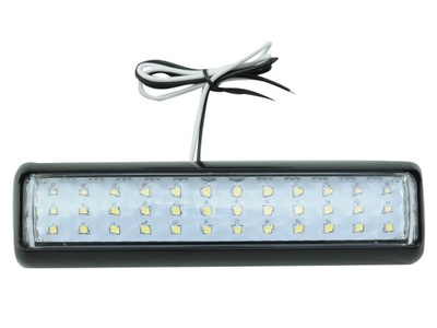 FARO DIODO LUMINOSO LED 36 SMD 20X5 CM ADICIONALES TRASERO RETROVISOR 12V 24V G3 BLANCA FRÍA  