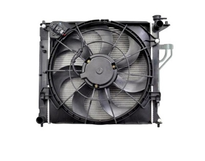 Комплект радіатор вентилятор kia carens iii crdi фото №1