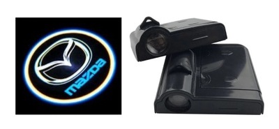 DIODO LUMINOSO LED LOGOTIPO PROYECTOR HD 3D BEZPRZEWODOWE MAZDA  