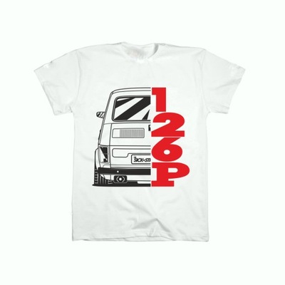 T-SHIRT KOSZULKA FIAT 126P MALUCH РАЗНЫЕ ROZMIARY фото