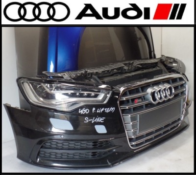 Audi a6 c7 s-line капот бампер лампа перед фото №1