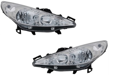 Peugeot 207 06-13 nowe лампы комплект фото №1