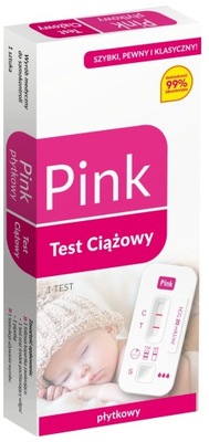 PŁYTKOWY TEST CIĄŻOWY WIARYGODNOŚĆ 99,9% CIĄŻA