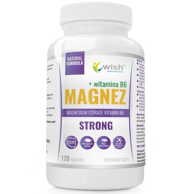 MAGNEZ B6 120TAB MAGNEZ STRONG WITAMINA B6 VEGE