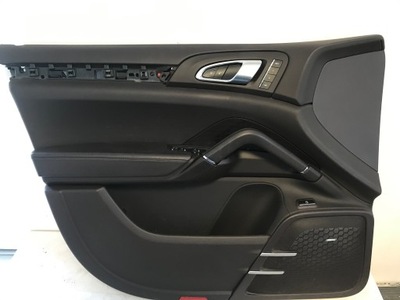 Обивка дверь левый перед porsche cayenne 7p5 lif фото №1