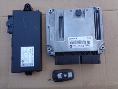 Блок управления двигателя bmw e90 e91 316d 318d lift фото №1