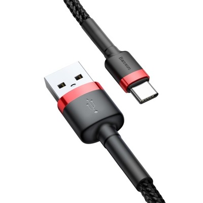 BASEUS CAFULE nylonowy kabel USB USB-C QC3.0 2A 2M